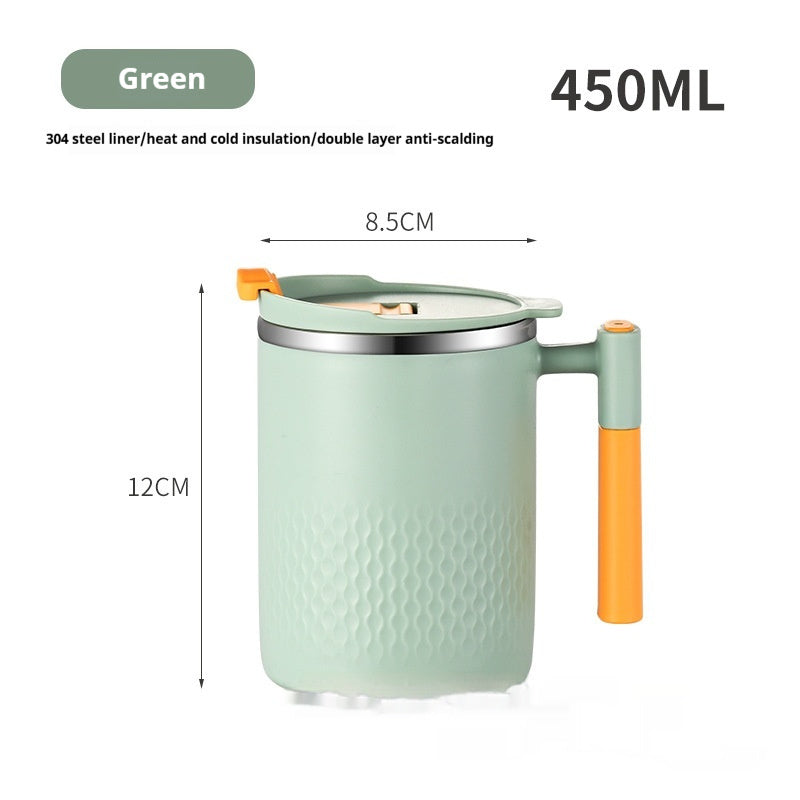 Double-layer Stainless Steel Liner Mug With Lid