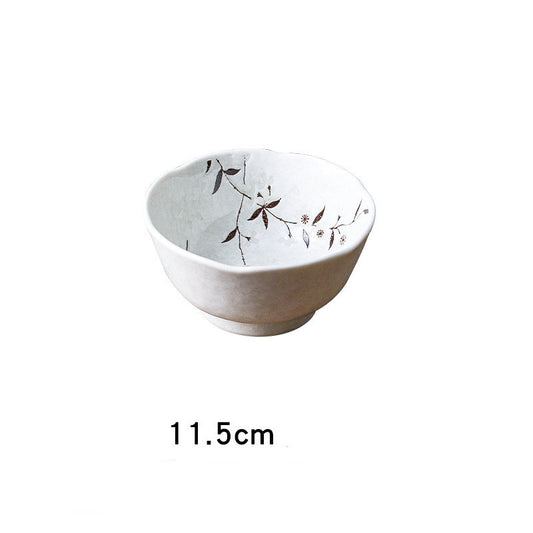 Ceramic White Cherry Blossom Bowl