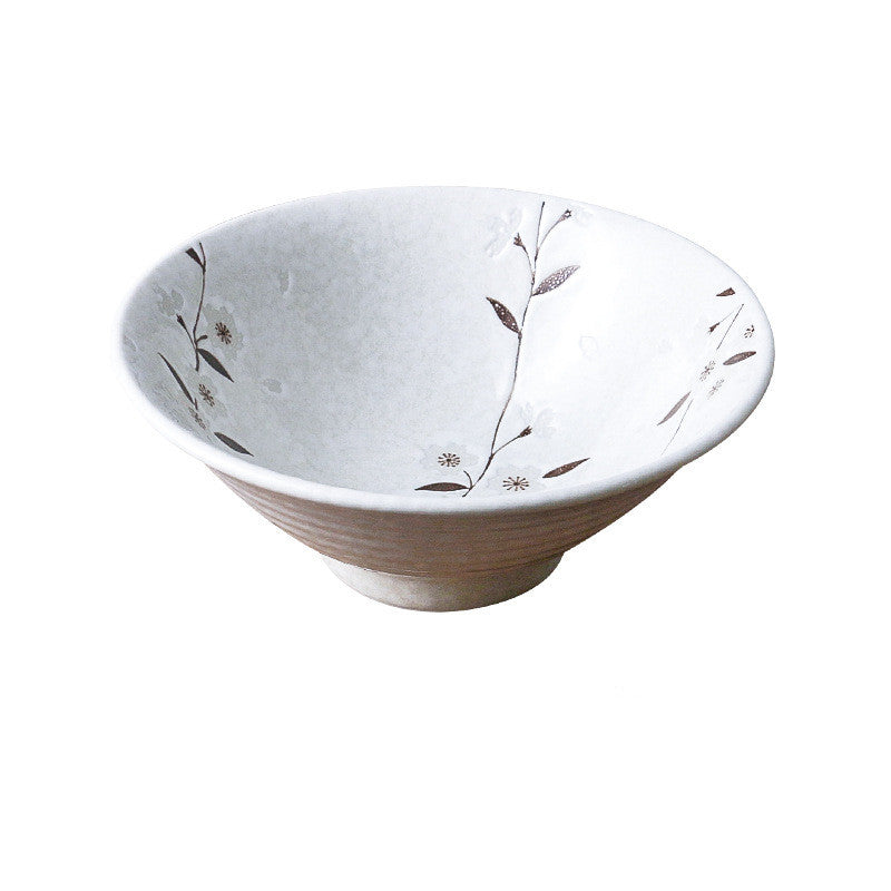 Ceramic White Cherry Blossom Bowl