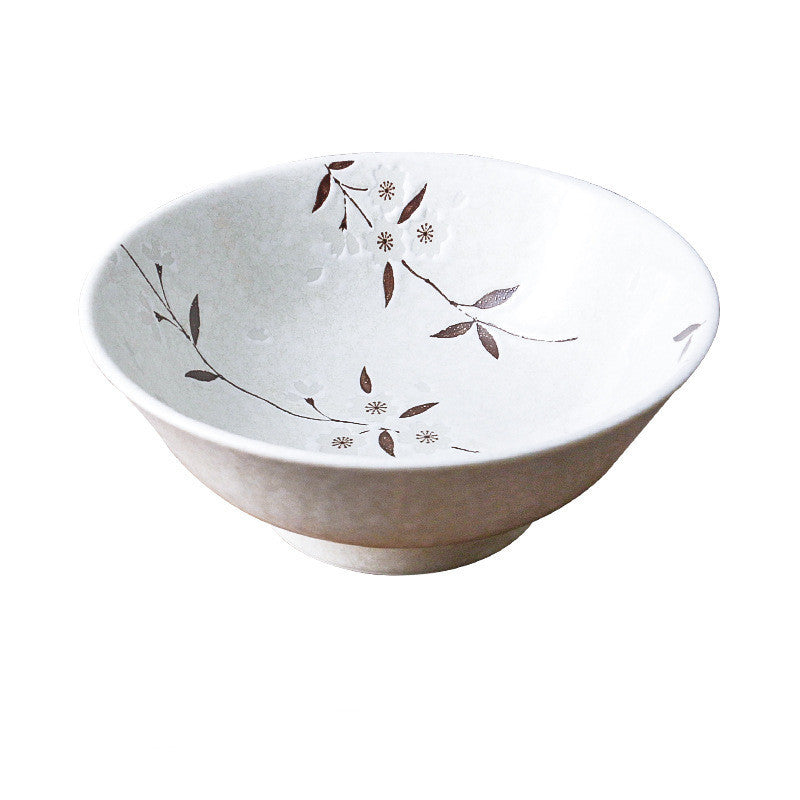 Ceramic White Cherry Blossom Bowl