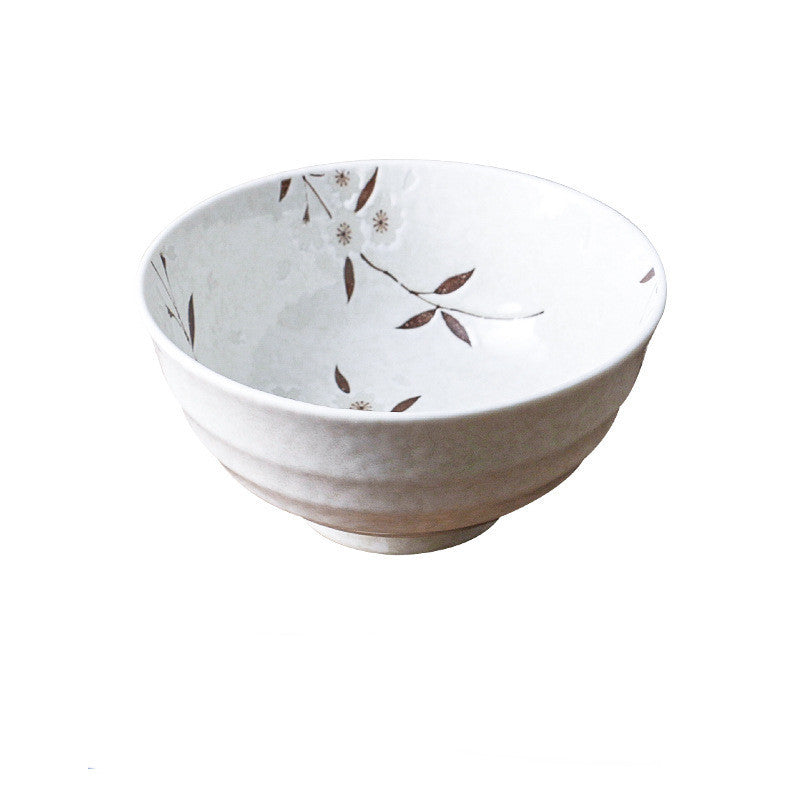 Ceramic White Cherry Blossom Bowl