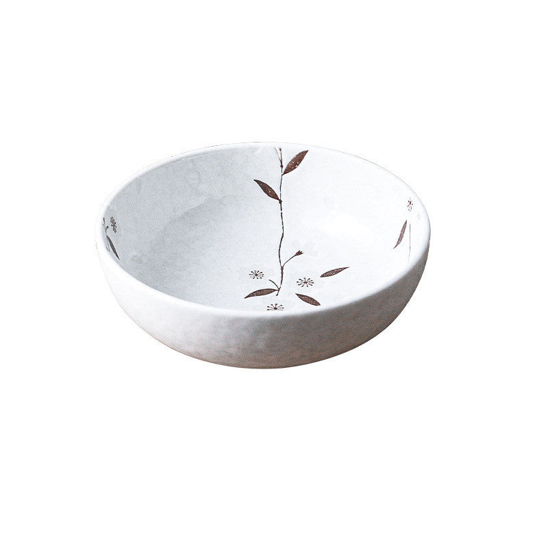 Ceramic White Cherry Blossom Bowl