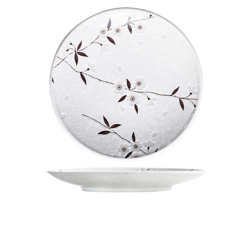 Ceramic White Cherry Blossom Bowl