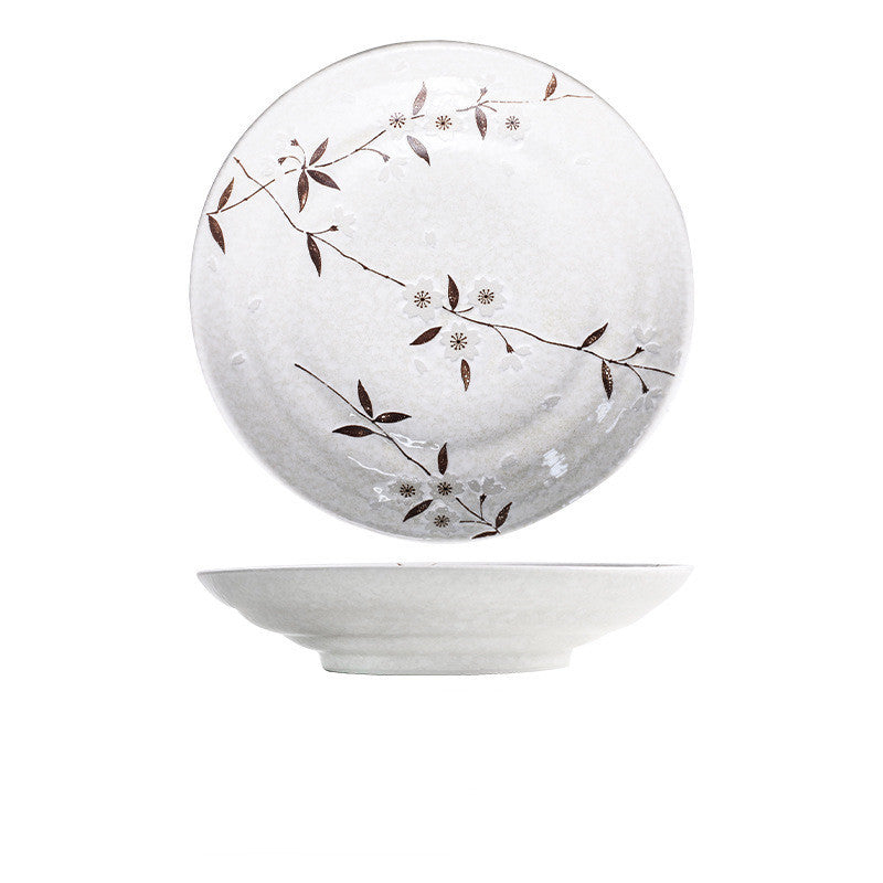 Ceramic White Cherry Blossom Bowl