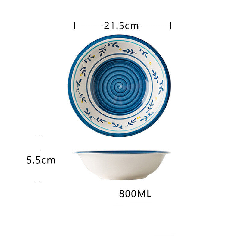 Household Underglaze Hand painted Ceramic Tableware