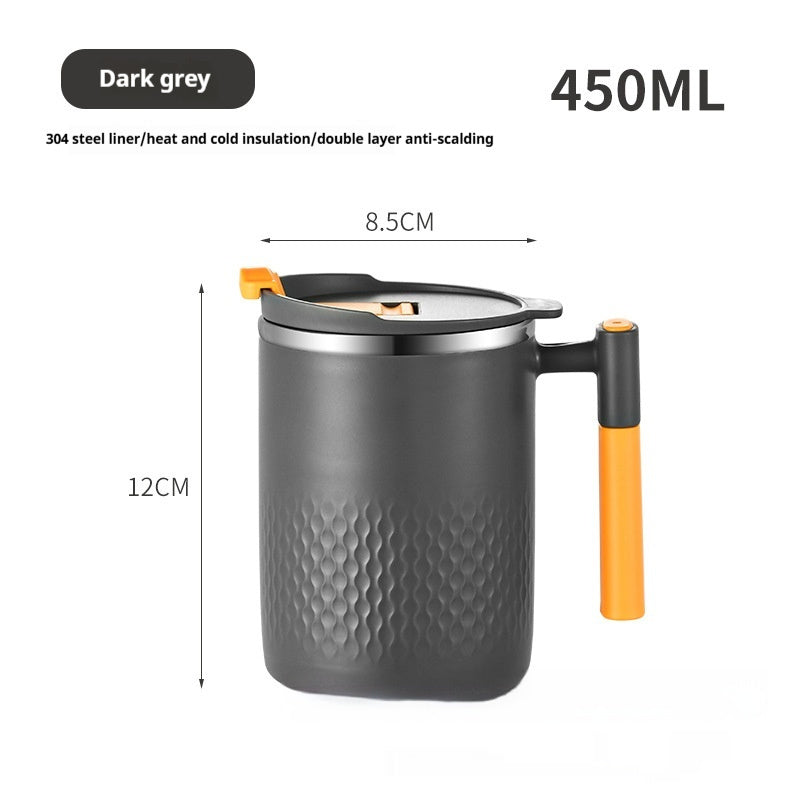 Double-layer Stainless Steel Liner Mug With Lid