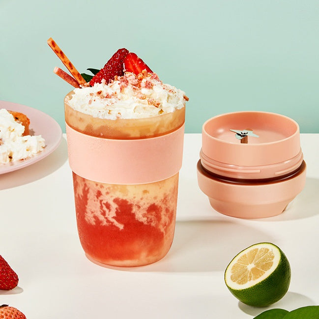 Portable Blender Juicer Cup With 4 Blades