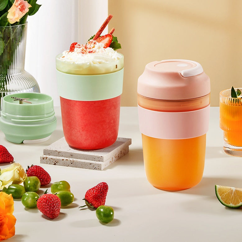 Portable Blender Juicer Cup With 4 Blades