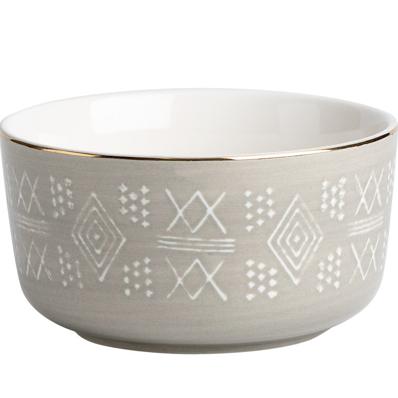 Hand-painted Light Luxury Underglaze Tableware Suit
