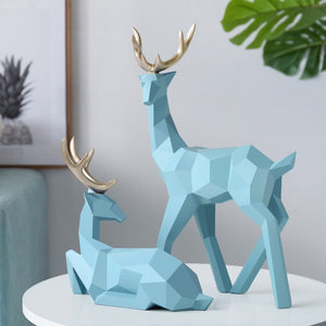Statue Deer Resin Sculpture Decoration