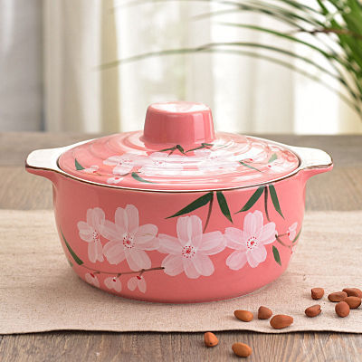 Hand-Painted Cherry Blossom  Tableware Kitchenware