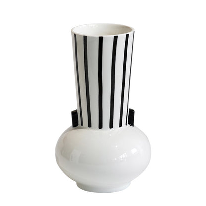 Light Luxury Living Room Striped Vase