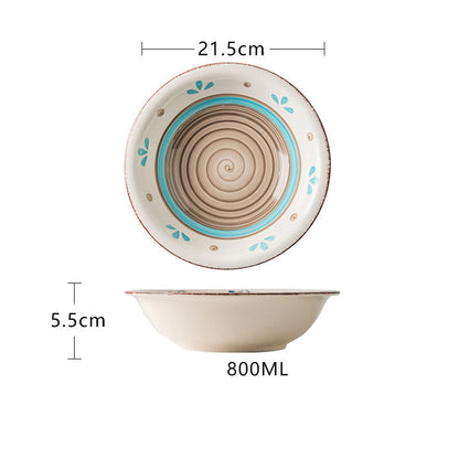 Household Underglaze Hand painted Ceramic Tableware