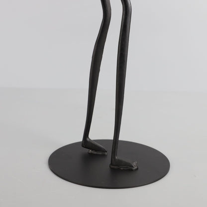 Light Luxury Black Ball Holder Metal Ornament