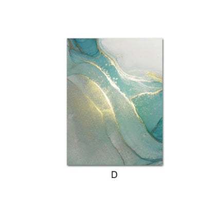 Abstract Liquid Fluid Art Poster