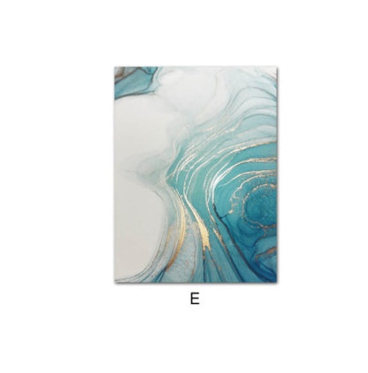 Abstract Liquid Fluid Art Poster