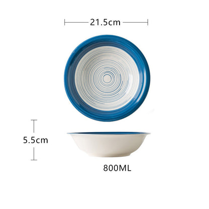 Household Underglaze Hand painted Ceramic Tableware