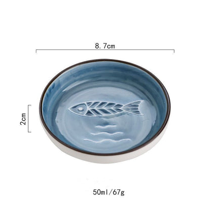 Hand-Painted Ceramic Tableware Seasoning Dish